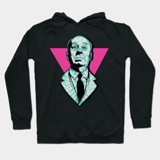 Hitchcock neon skull Hoodie